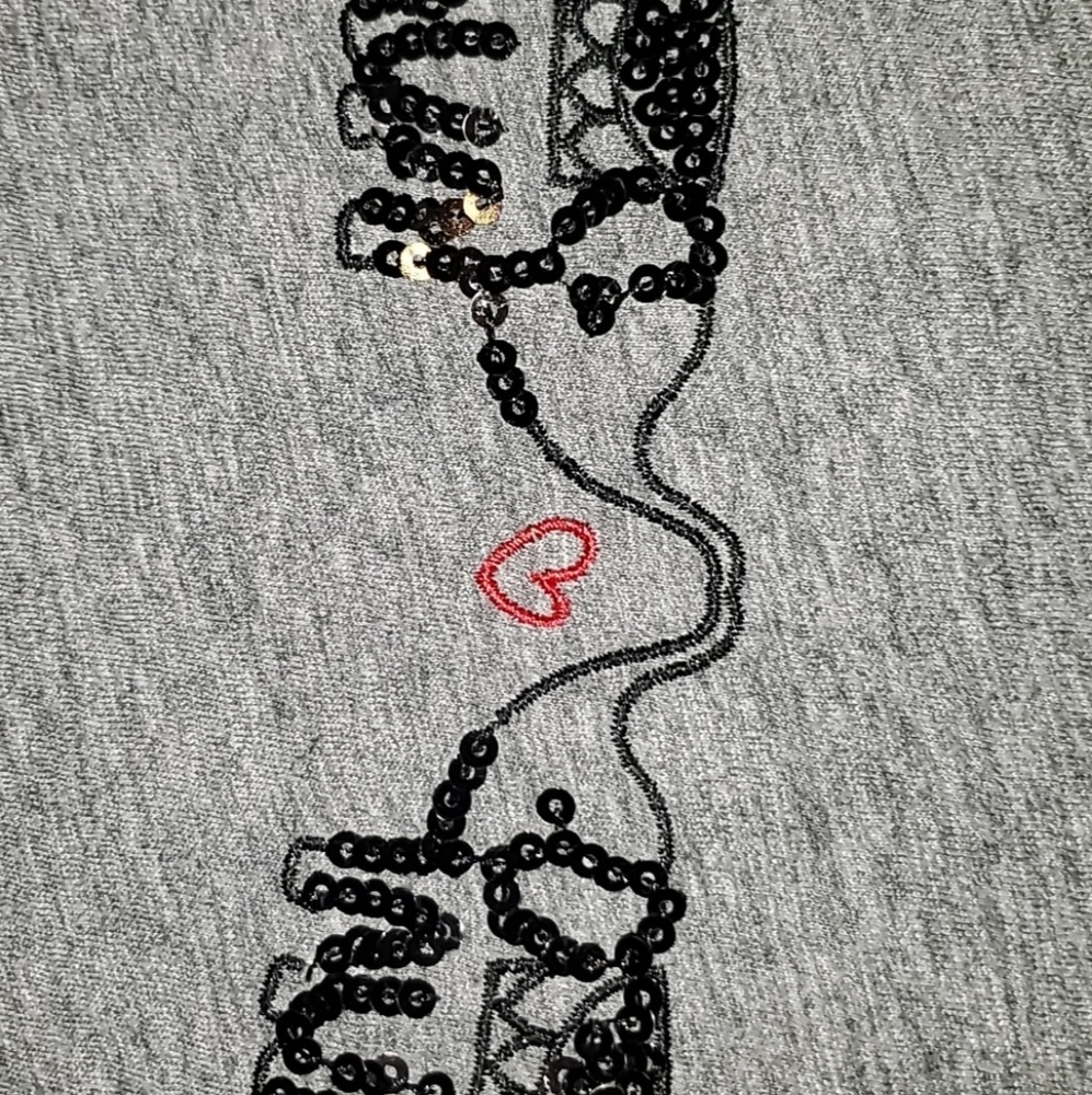 Loft love elephant half sleeve top